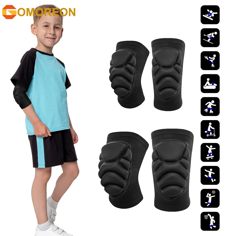 Cycling Protective Gear Kids - Rodilleras y coderas para niños, mangas