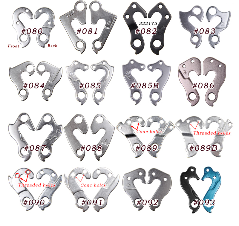 Cycling Gear Hanger - Suspensión de desviador trasero para bicicleta