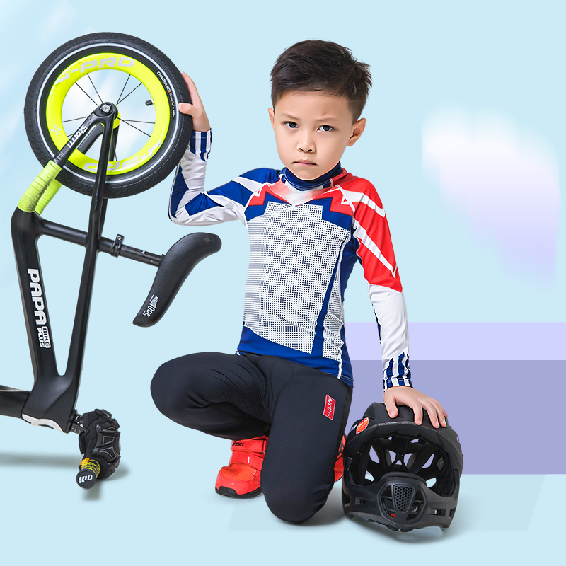 Cycling Protective Gear Kids - Conjunto de ropa de ciclismo para
