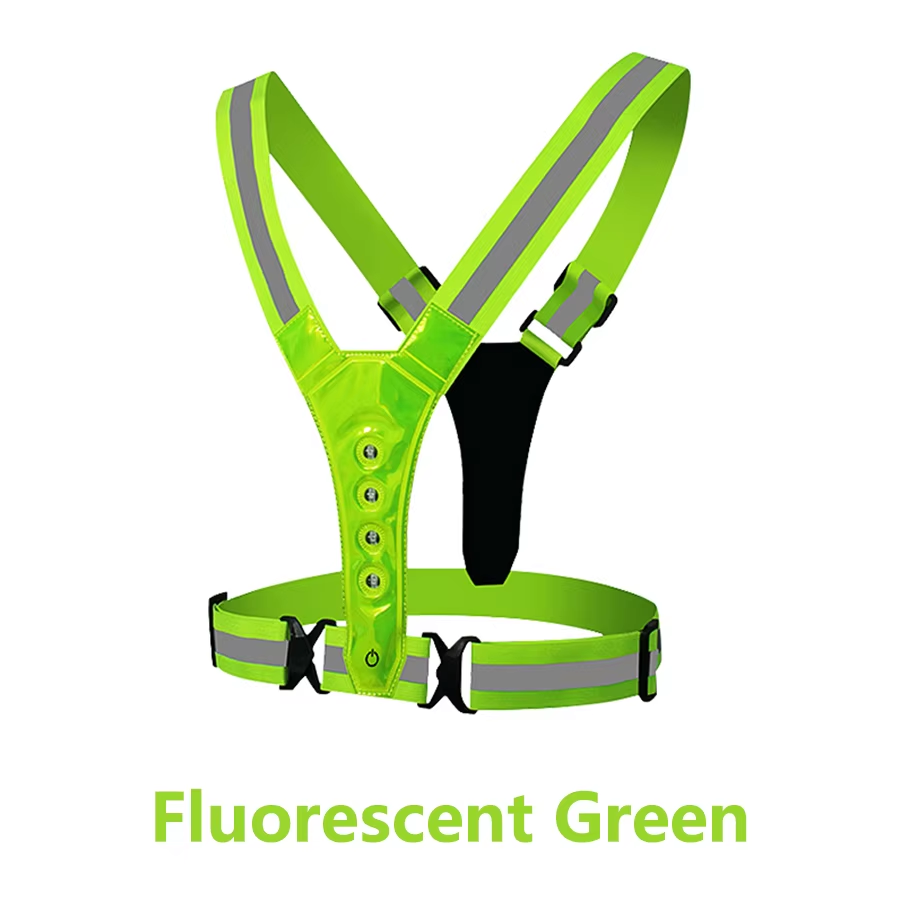Cycling Visibility Gear - Chaleco de Seguridad Ligero y Ajustable