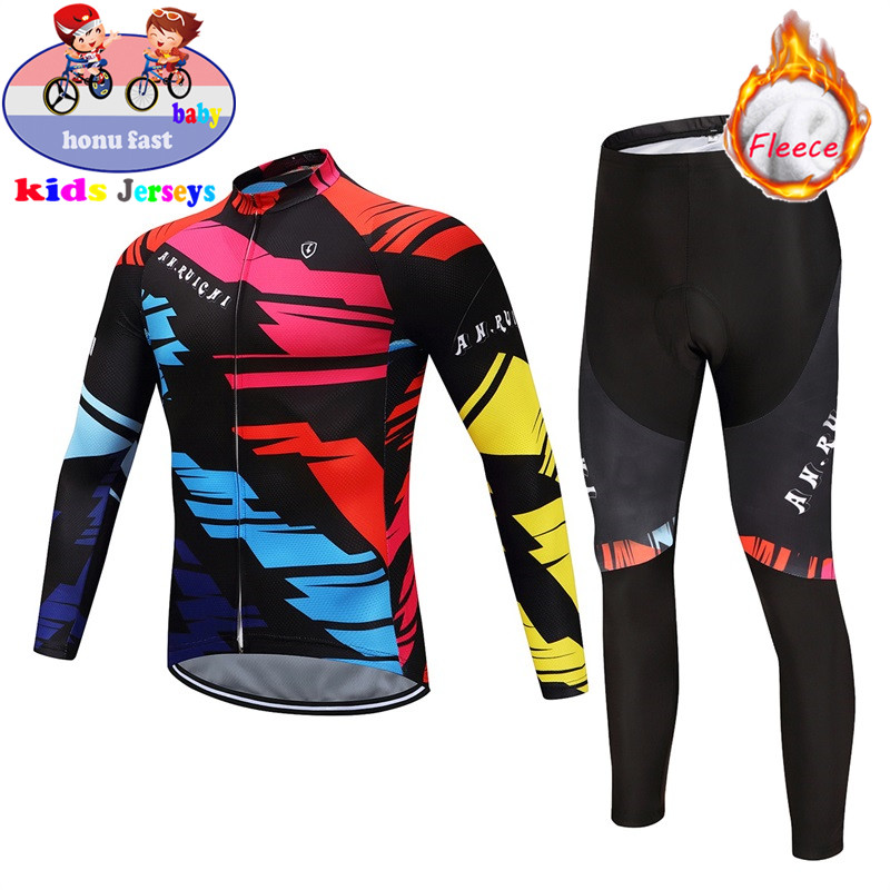 Cycling Protective Gear Kids - Ropa térmica de lana para niño,