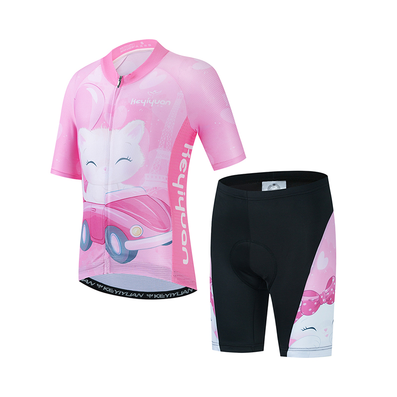 Cycling Protective Gear Kids - KEYIYUAN-Conjunto de Jersey de Ciclismo de