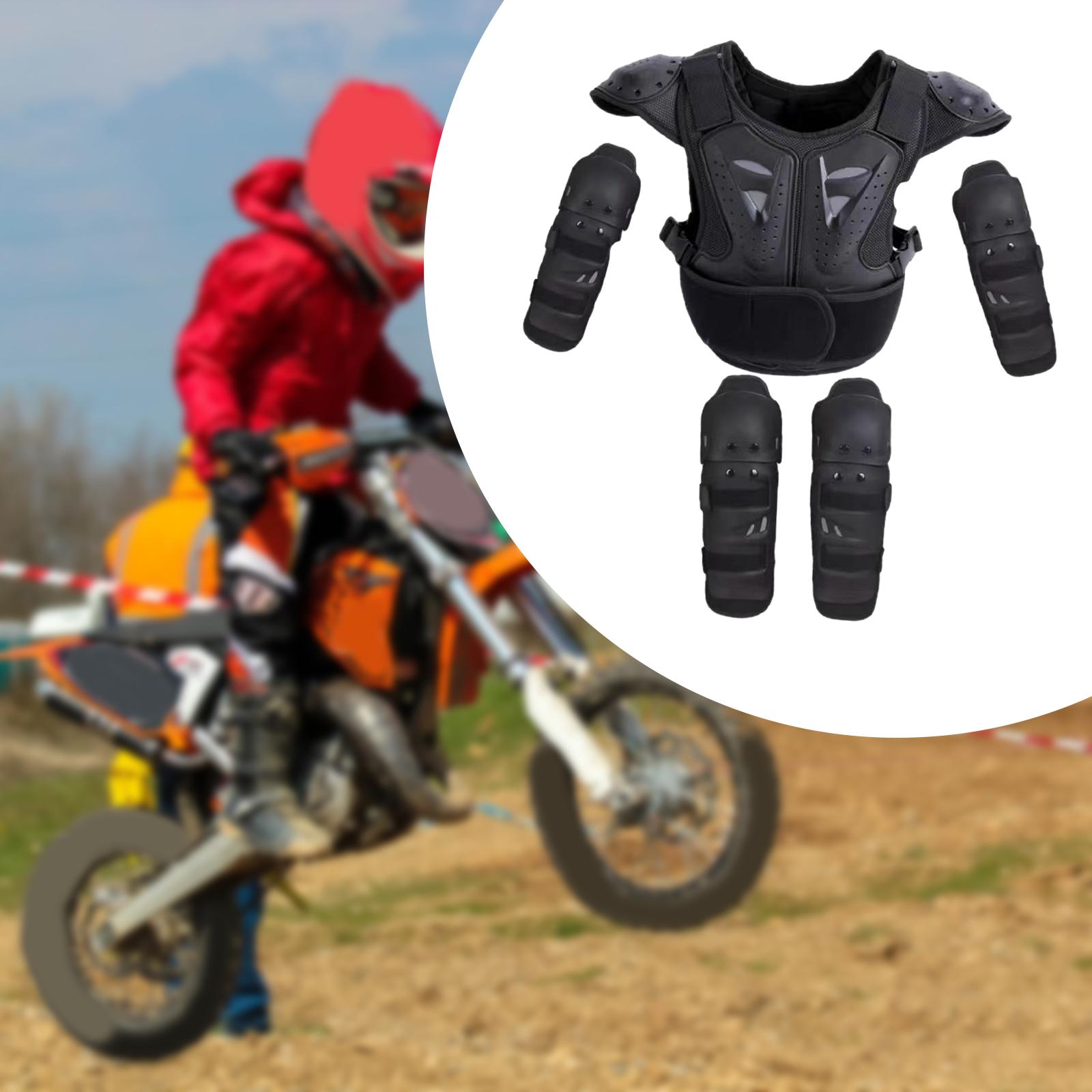 Cycling Protective Gear Kids - Traje Protector de Motocicleta para Niños,