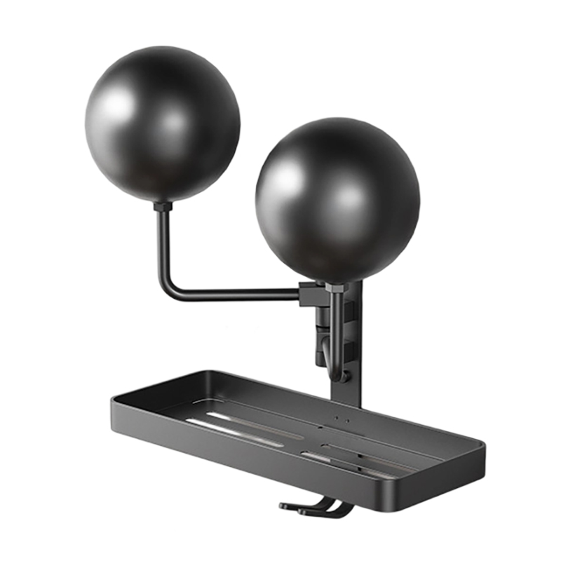 Cycling Gear Wall Storage - Soporte de casco de aluminio con