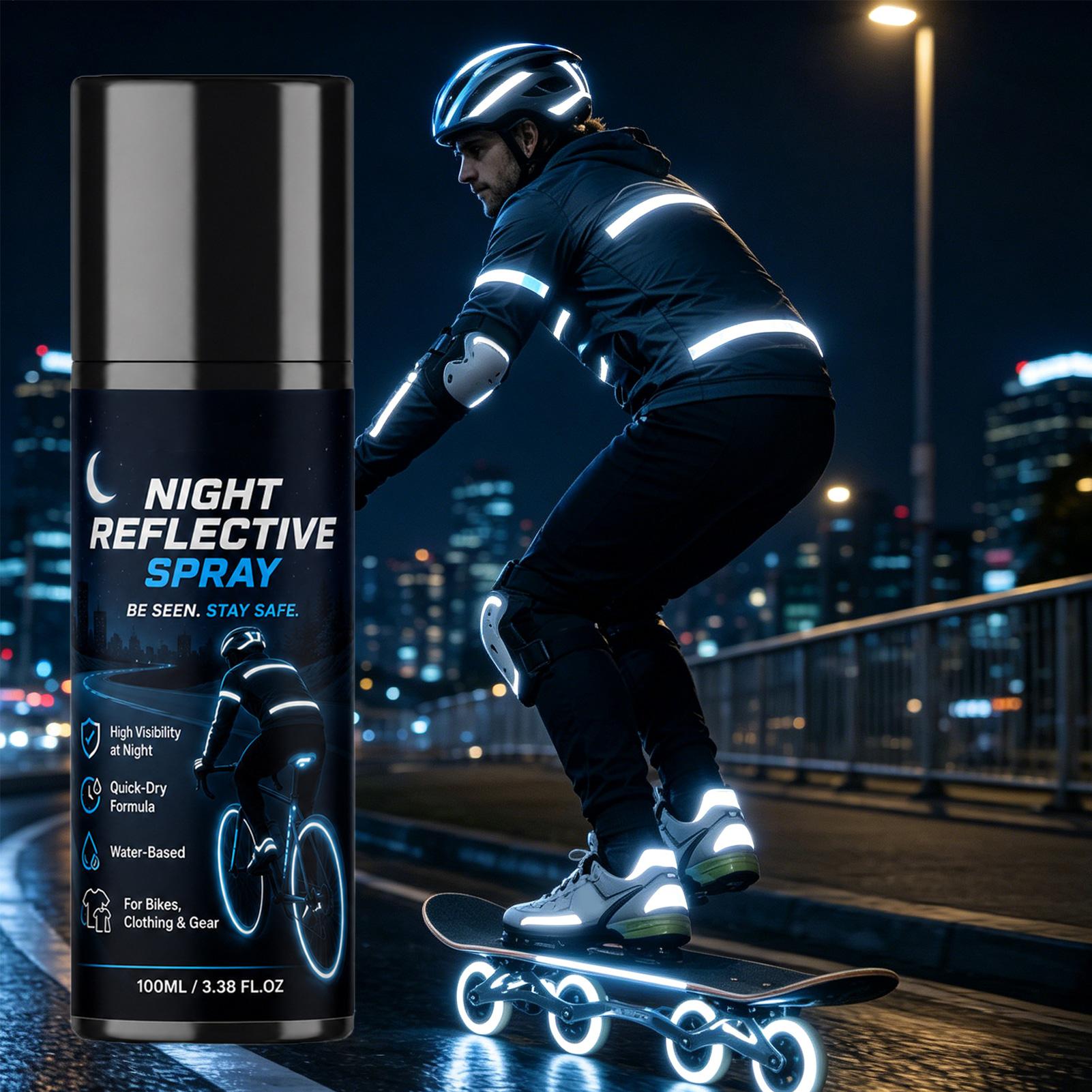 Spray reflectante nocturno de  - Cycling Visibility Gear reseña y precio