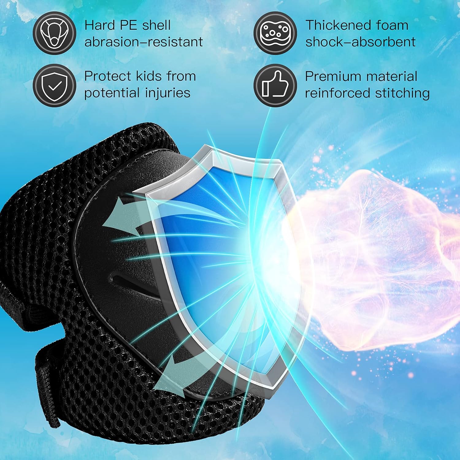 Juego de equipo de protección  - Cycling Protective Gear Kids reseña y precio