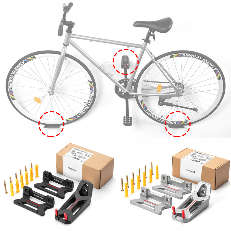 3 piezas de soporte para bicic - Cycling Gear Wall Storage reseña y precio