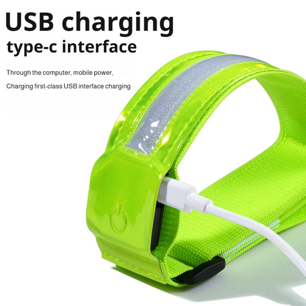 Brazalete reflectante LED, cor - Cycling Visibility Gear reseña y precio