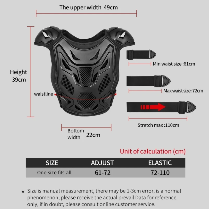 Armadura corporal para motocic - Cycling Protective Gear Kids reseña y precio