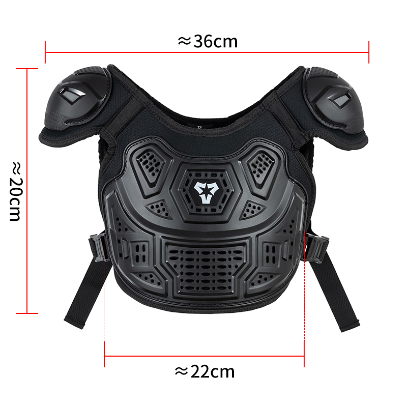 Armadura corporal para motocic - Cycling Protective Gear Kids reseña y precio
