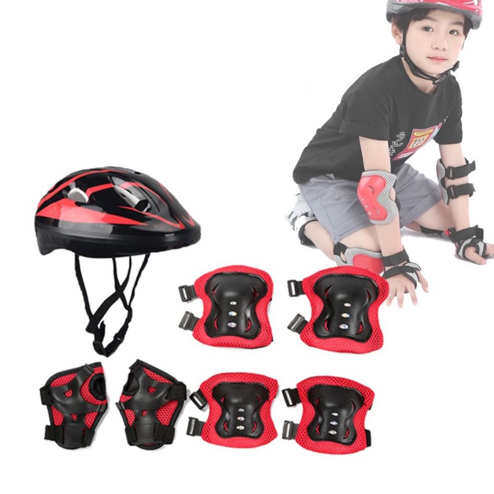 Casco para niños, rodilleras y - Cycling Protective Gear Kids reseña y precio