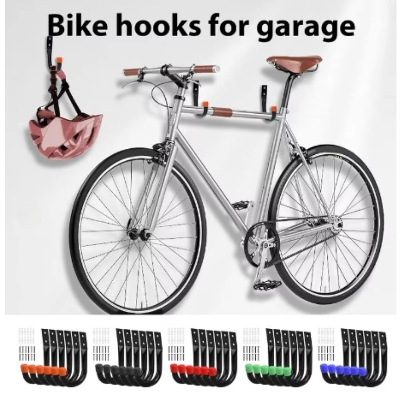 6 unids/set ganchos de montaje - Cycling Gear Wall Storage reseña y precio
