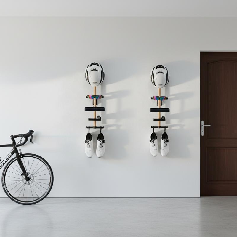 Soporte de exhibición y organi - Cycling Gear Wall Storage reseña y precio