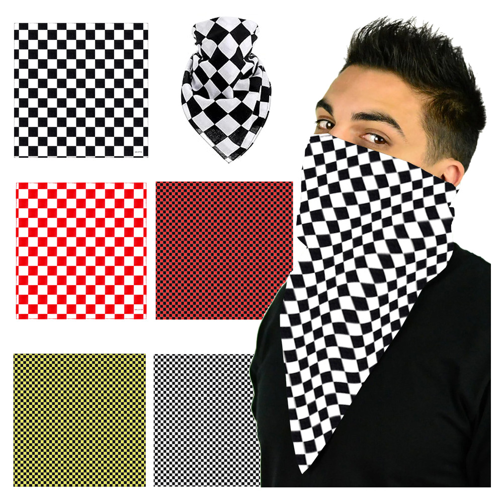 Bandana de bandera a cuadros U - Cycling Gear For Men reseña y precio