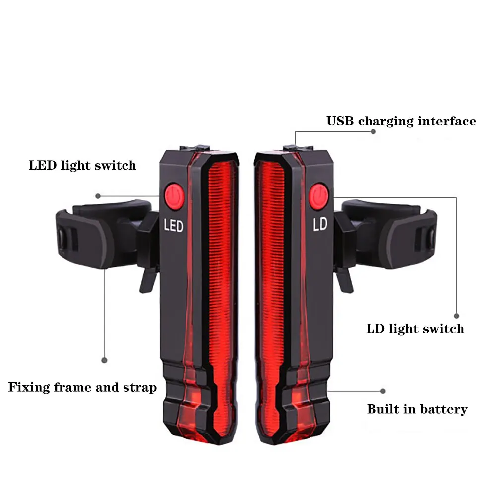 Luz Trasera para Bicicleta con - Cycling Visibility Gear reseña y precio