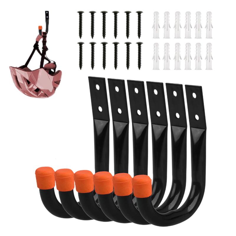 6 unids/set ganchos de montaje - Cycling Gear Wall Storage reseña y precio