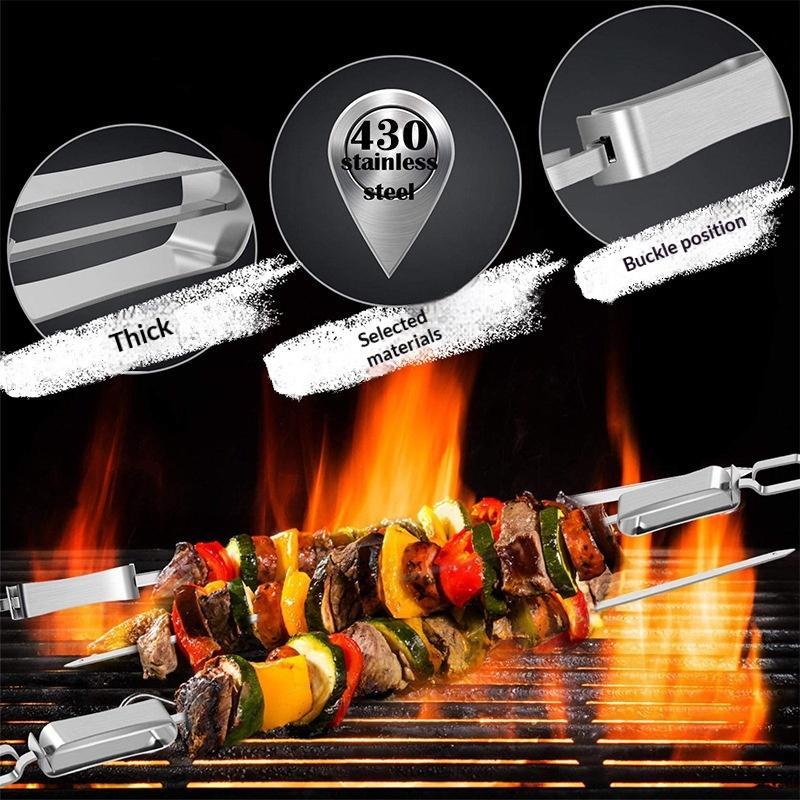 【S】1PCS Brochetas para asar a  - Quick Release Skewer reseña y precio