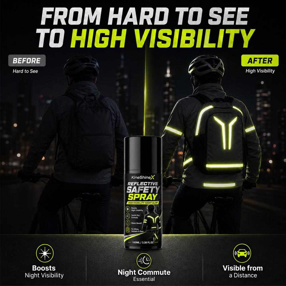 Spray reflectante de seguridad - Cycling Visibility Gear reseña y precio