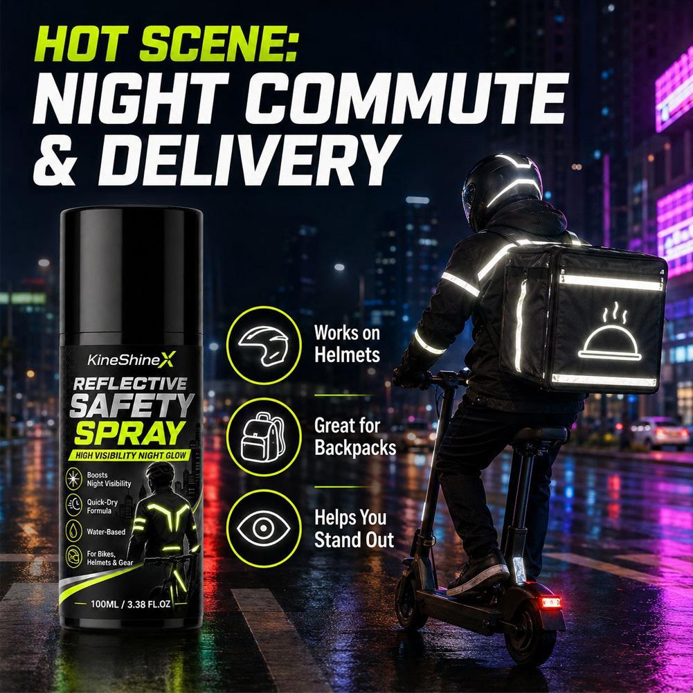 Spray reflectante de seguridad - Cycling Visibility Gear reseña y precio