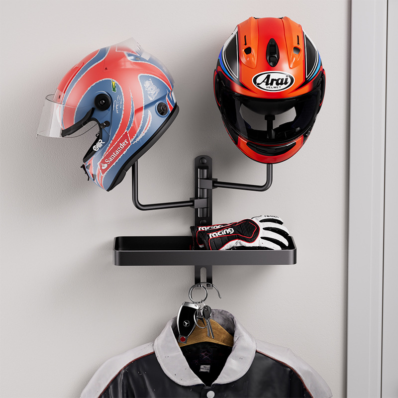 Soporte de casco de aluminio c - Cycling Gear Wall Storage reseña y precio