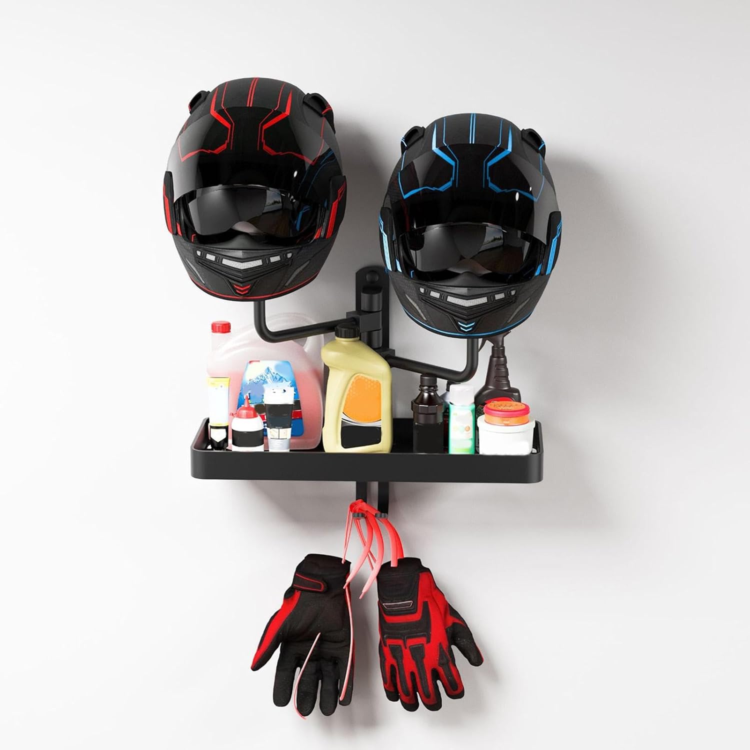 Soporte de casco de aluminio c - Cycling Gear Wall Storage reseña y precio