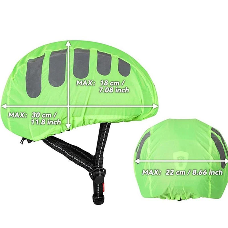 Cubierta para casco de bicicle - Cycling Visibility Gear reseña y precio