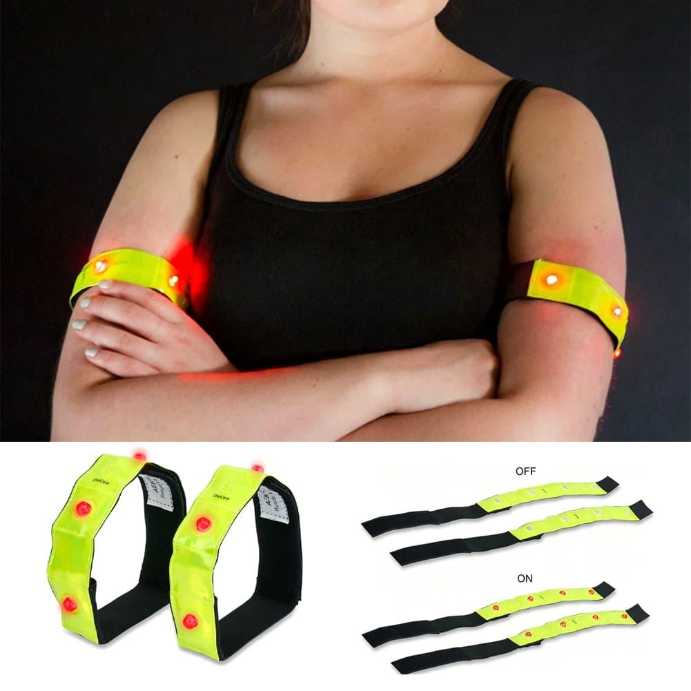 Brazalete reflectante LED con  - Cycling Visibility Gear reseña y precio
