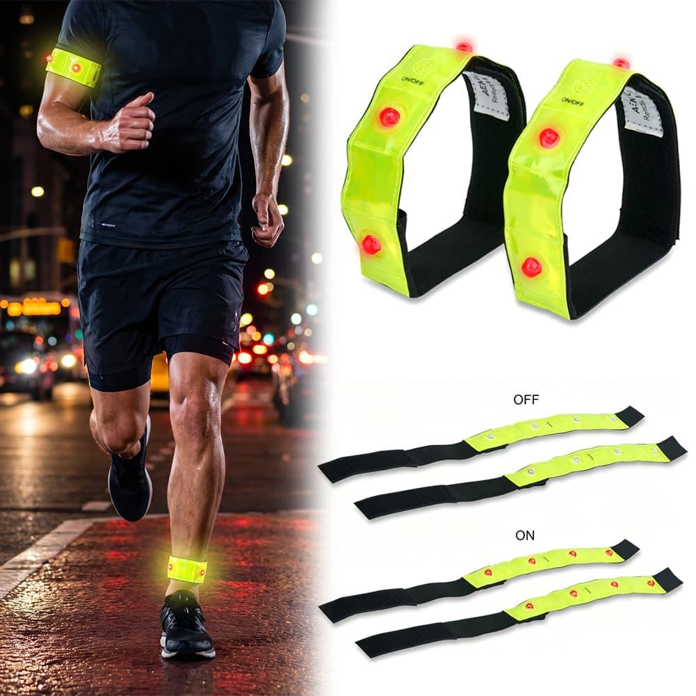 Brazalete reflectante LED con  - Cycling Visibility Gear reseña y precio