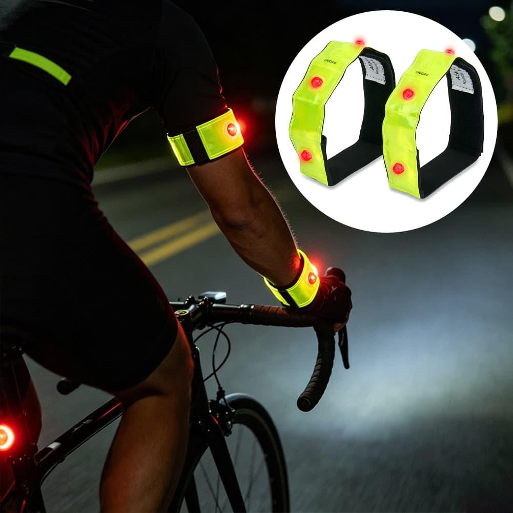 Brazalete reflectante LED con  - Cycling Visibility Gear reseña y precio