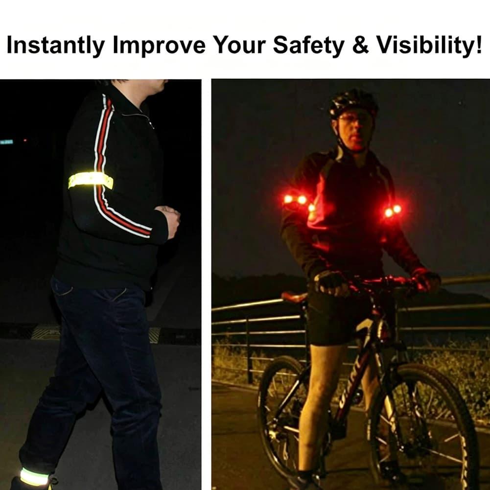Brazalete reflectante LED con  - Cycling Visibility Gear reseña y precio