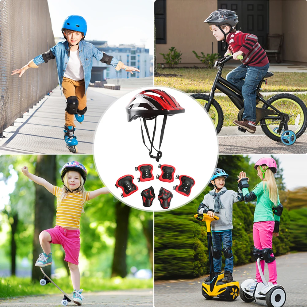 Juego de 7 Piezas de Equipo de - Cycling Protective Gear Kids reseña y precio