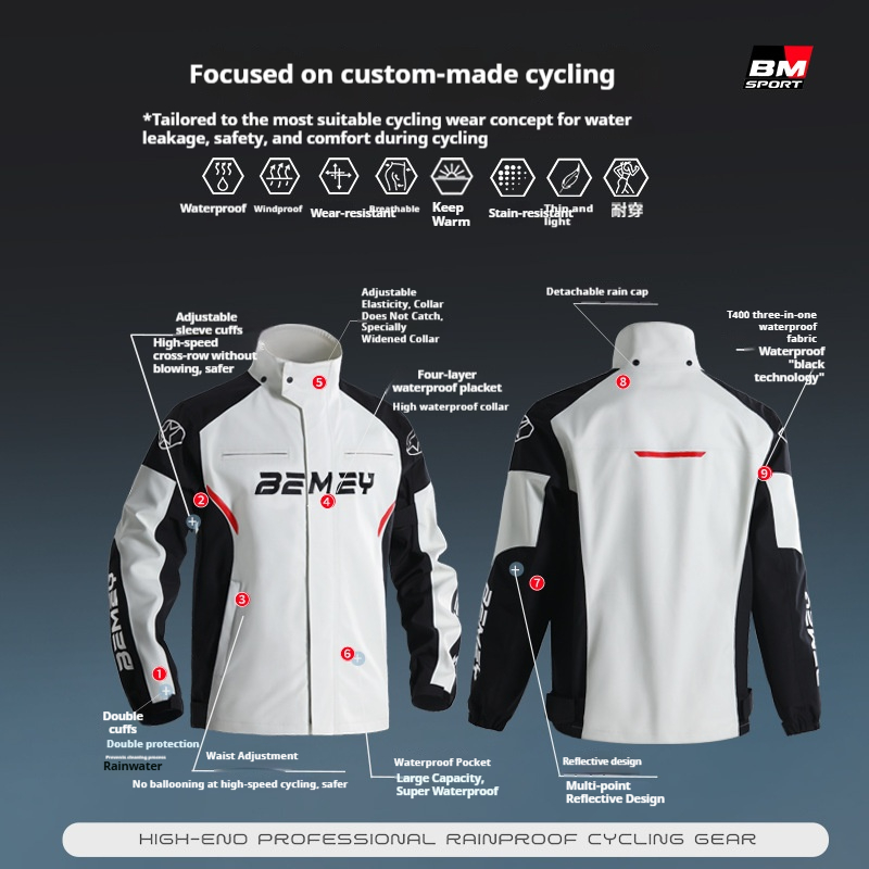 Impermeable para Motocicleta p - Cycling Gear For Men reseña y precio